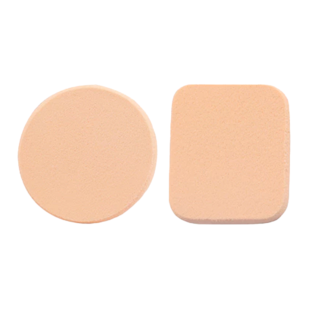 Wet & Dry Powder Puff - Circle & Square 