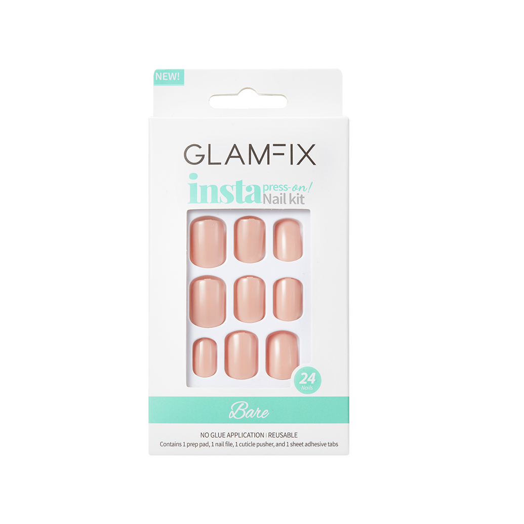 Press-on Nail Kit Bare 03