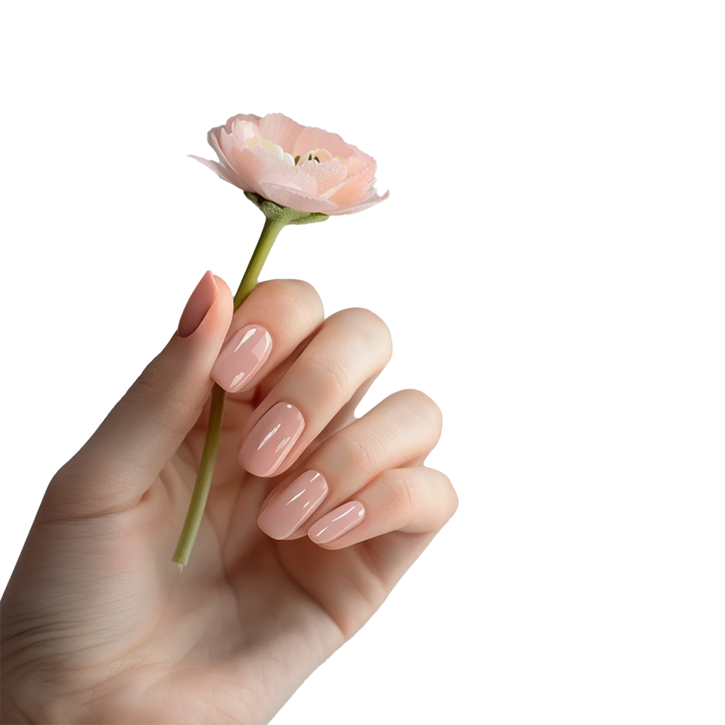 Press-on Nail Kit Bare 03