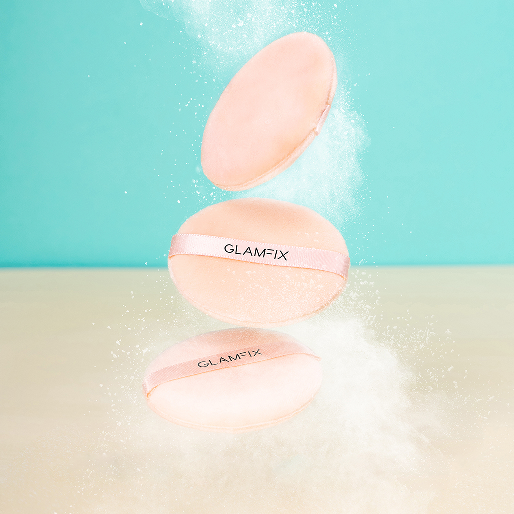 Loose Powder Puff - Round Duo