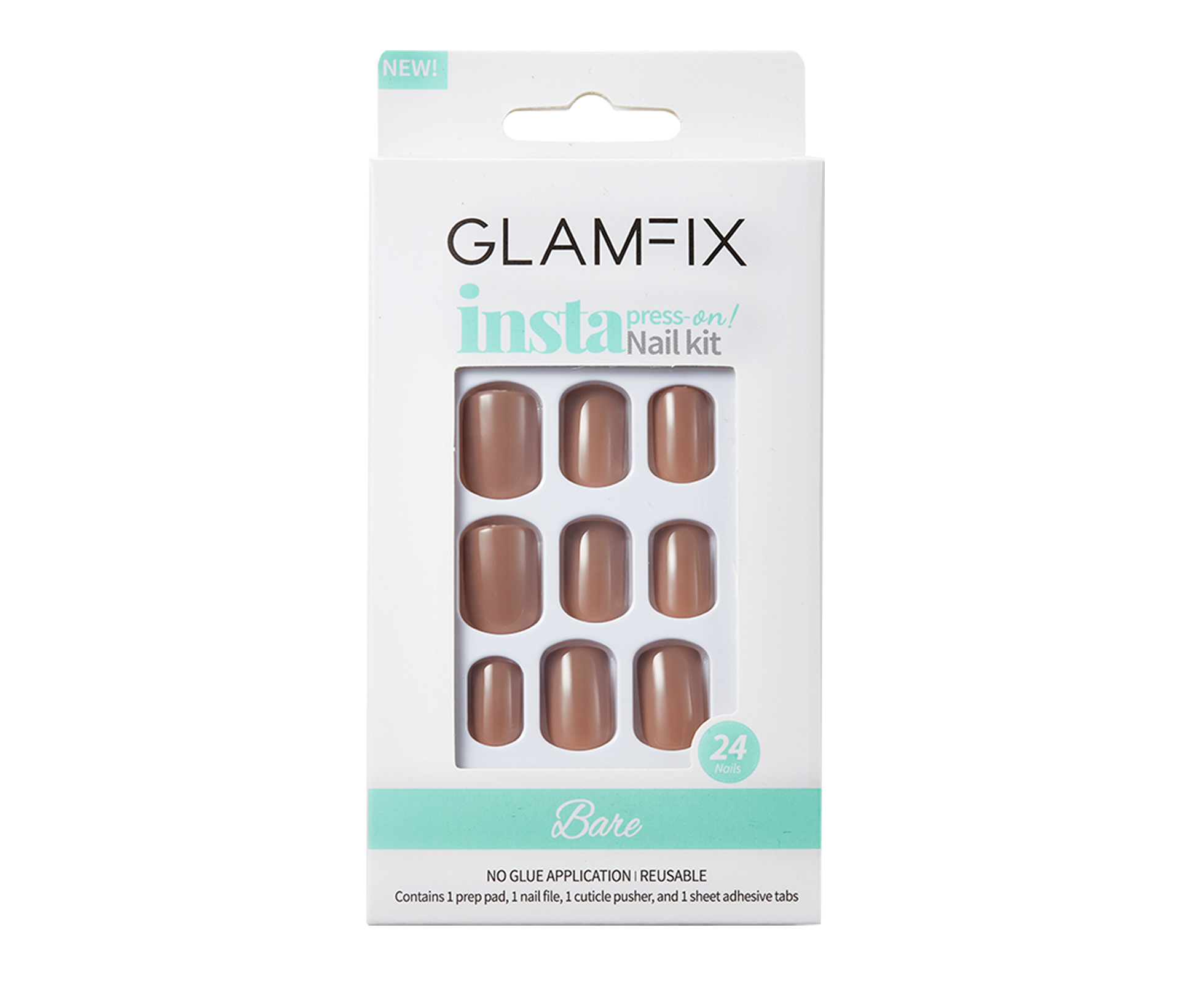 Press-on Nail Kit Bare 05