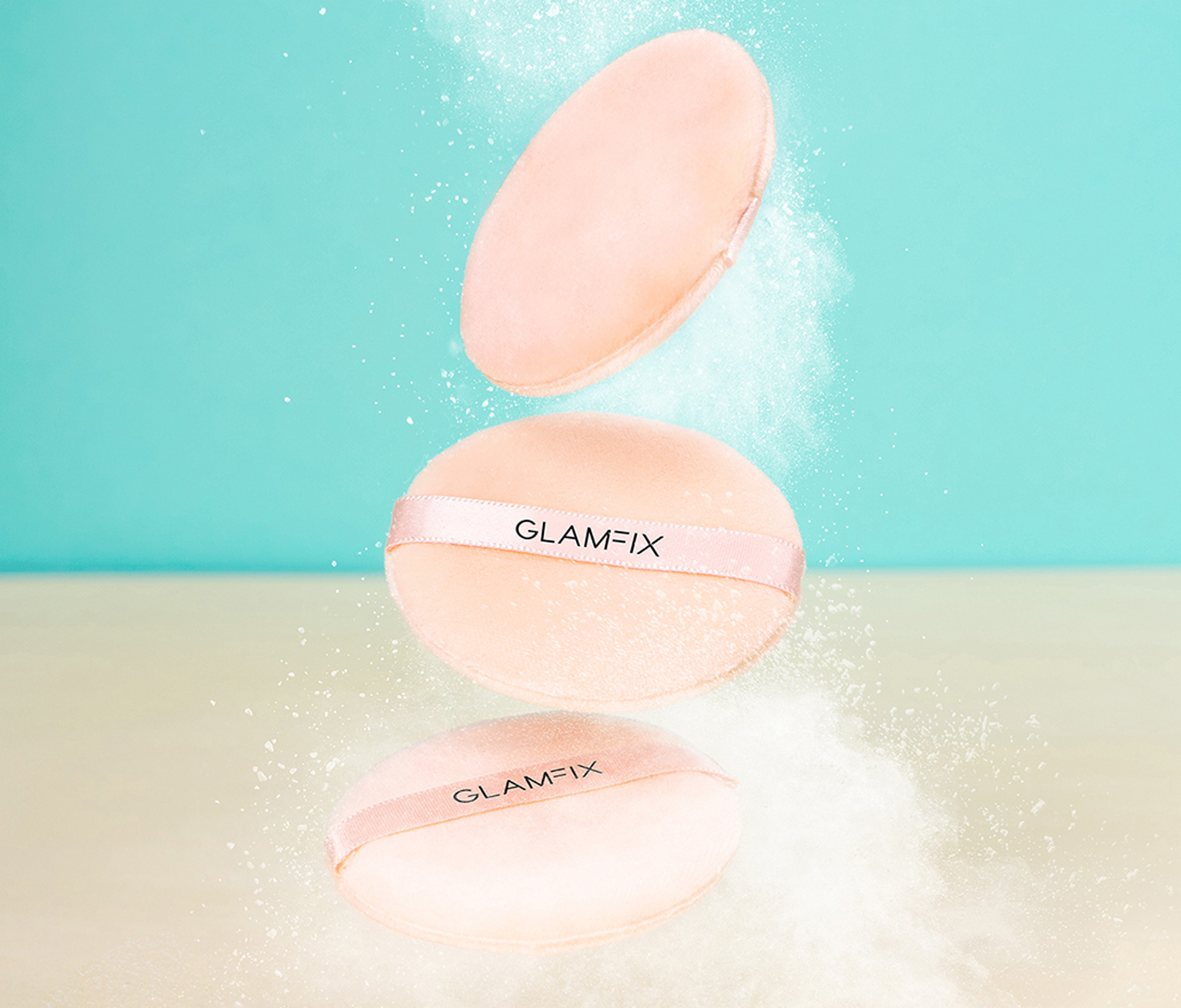 Loose Powder Puff - Round Duo