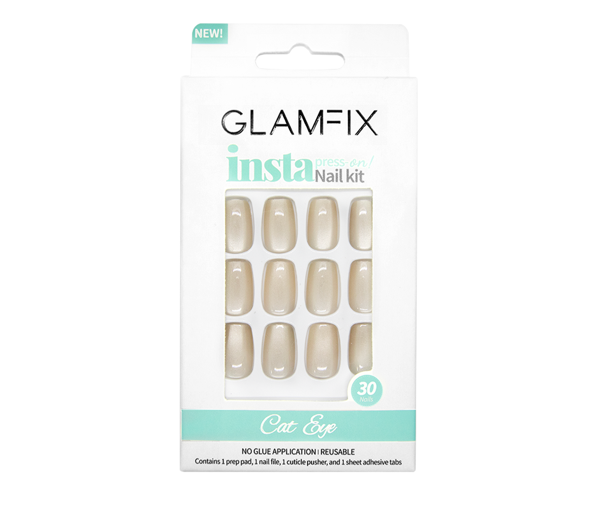 Press-on Nail Kit Cat Eye 02