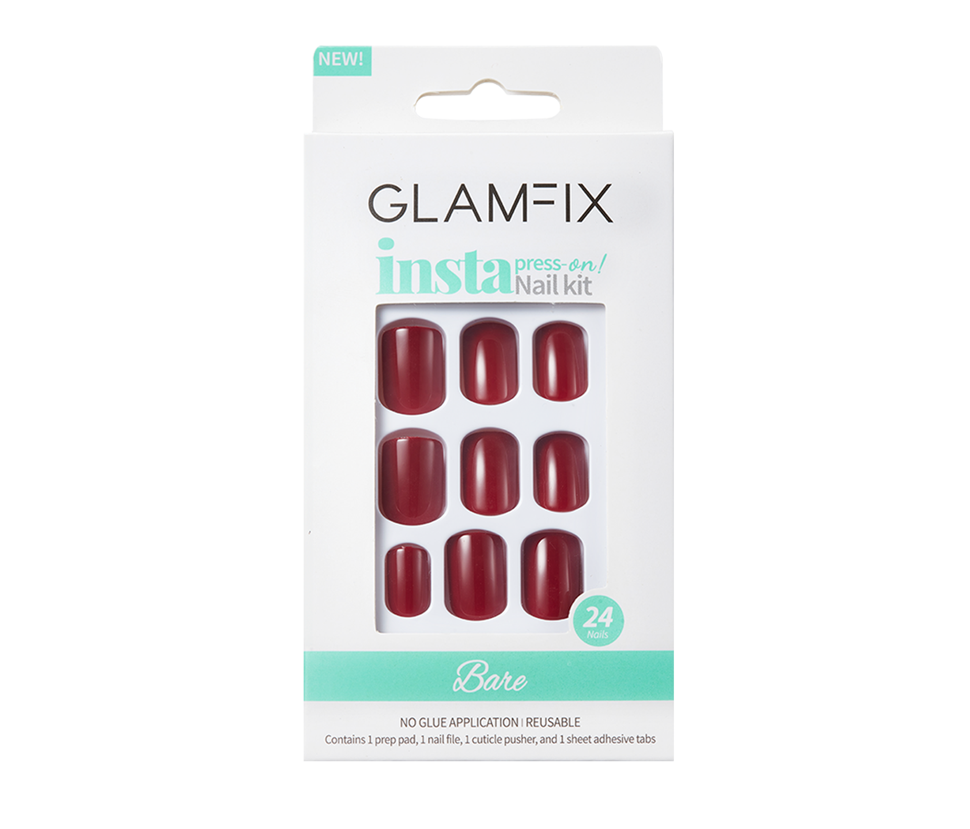 Press-on Nail Kit Bare 02
