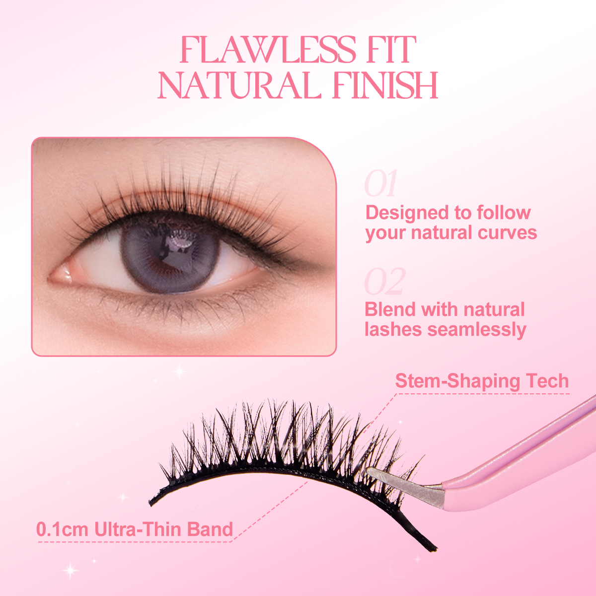 WINK ERA Press-On False Eyelashes