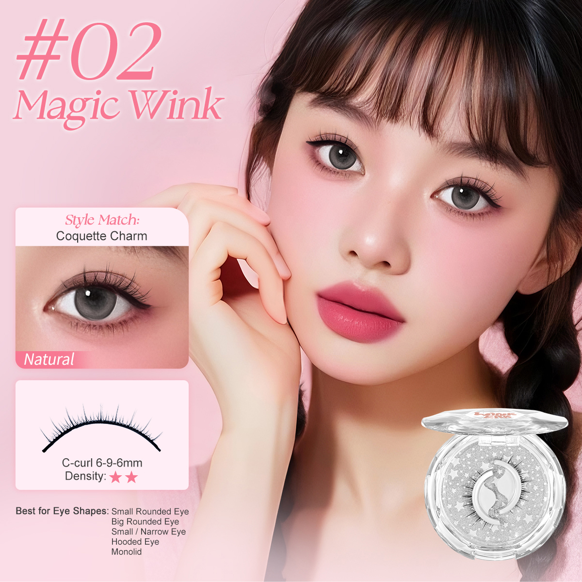 WINK ERA Press-On False Eyelashes