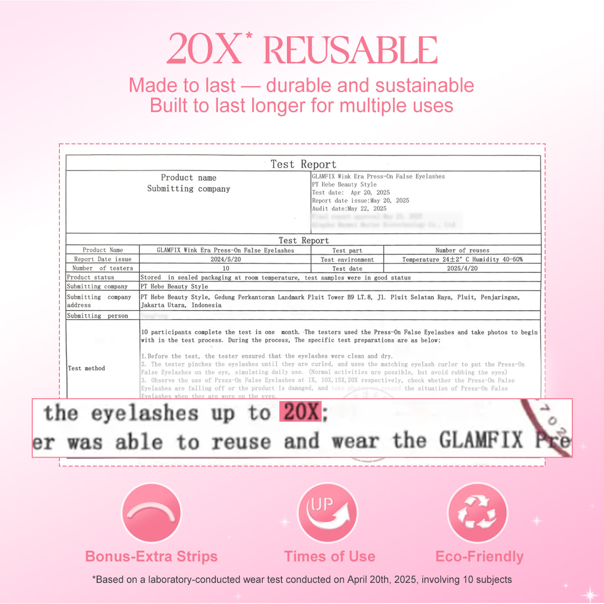 WINK ERA Press-On False Eyelashes