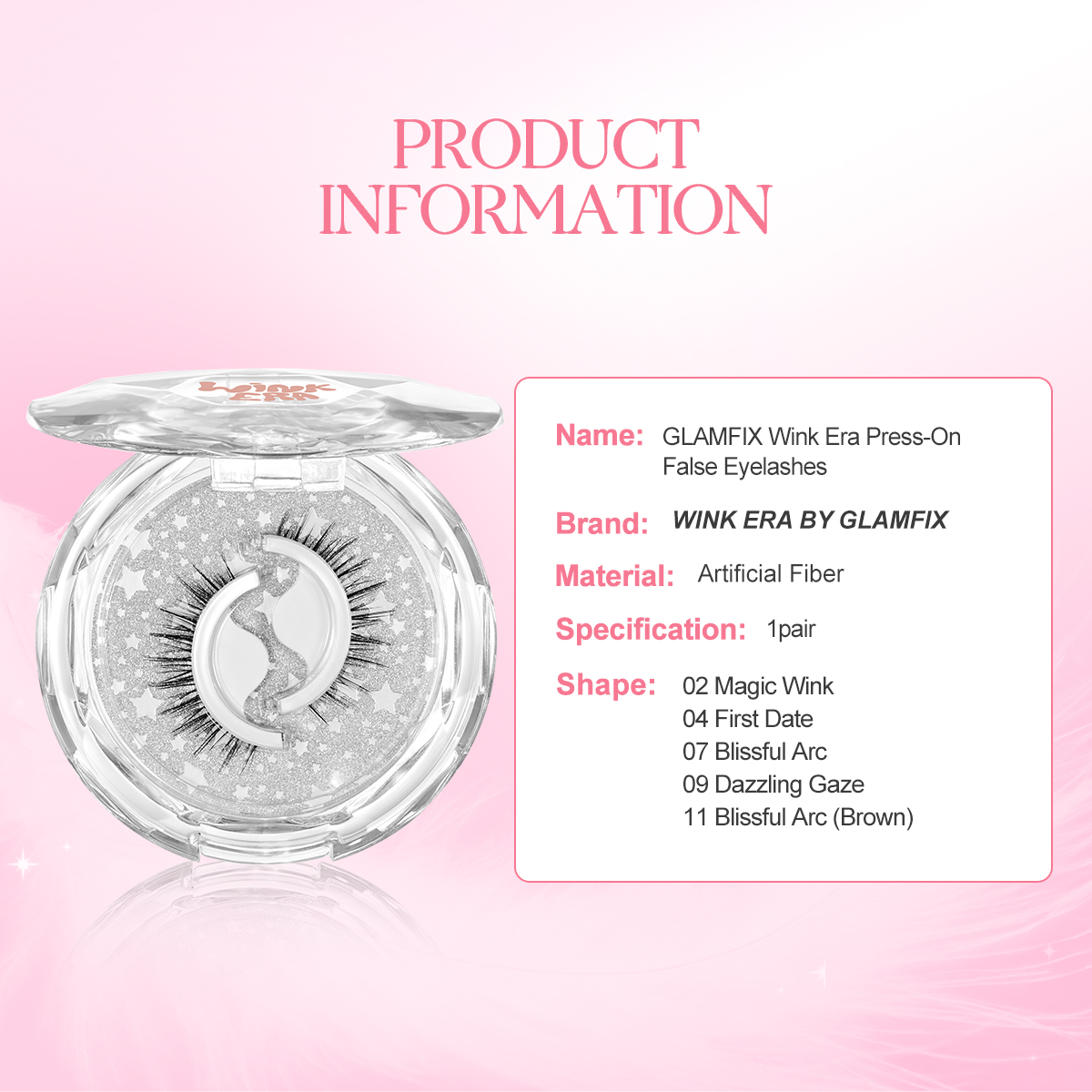 WINK ERA Press-On False Eyelashes