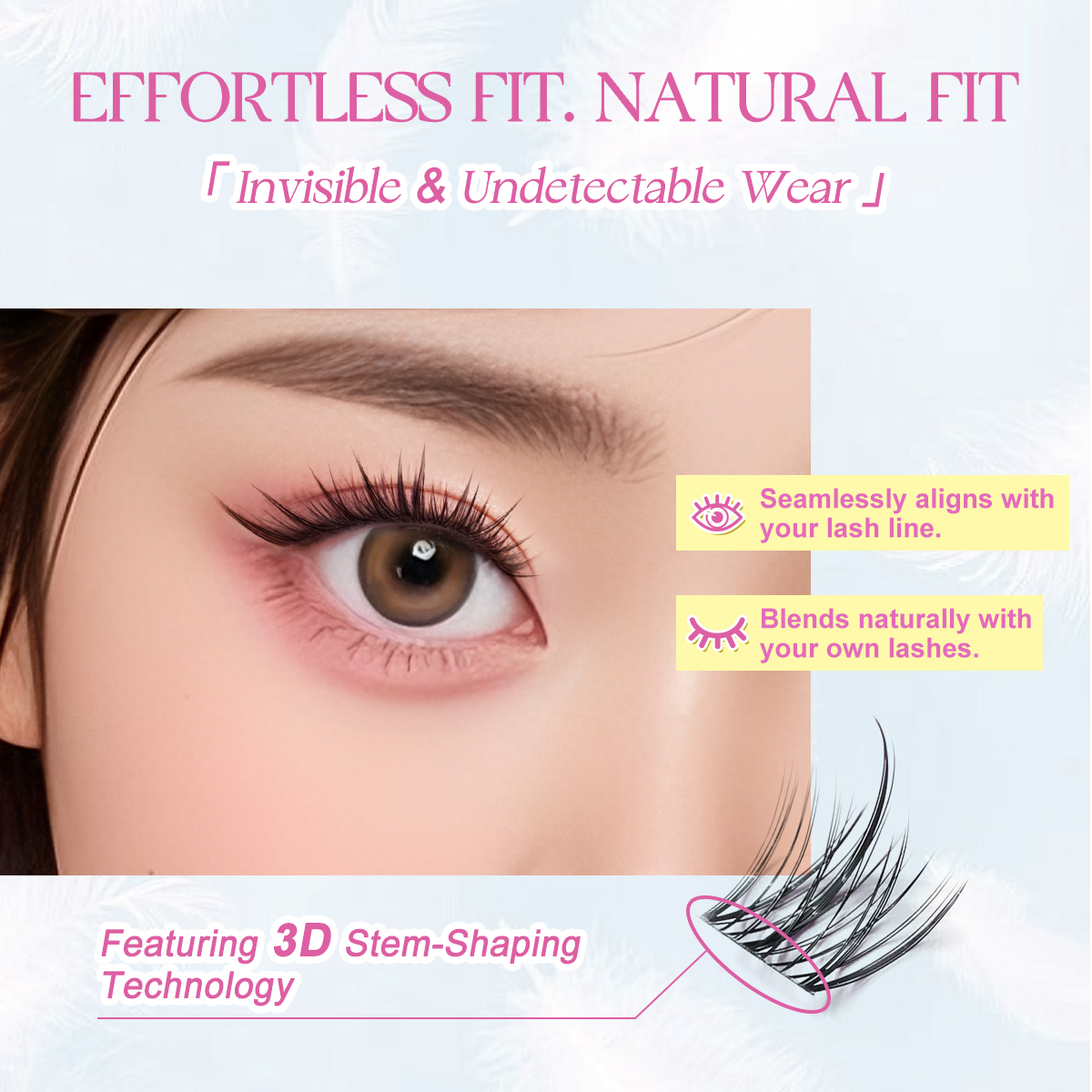 WINK ERA Winged Wink Cluster Eyelashes