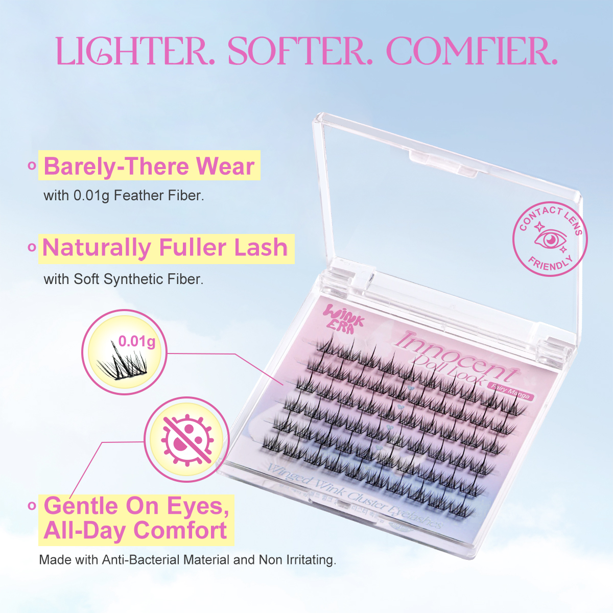 WINK ERA Winged Wink Cluster Eyelashes