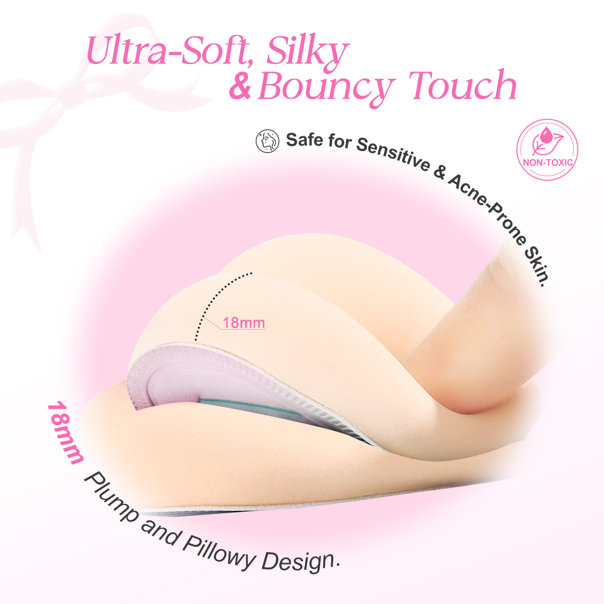 Marshmallow Foundation Puff - Teardrop