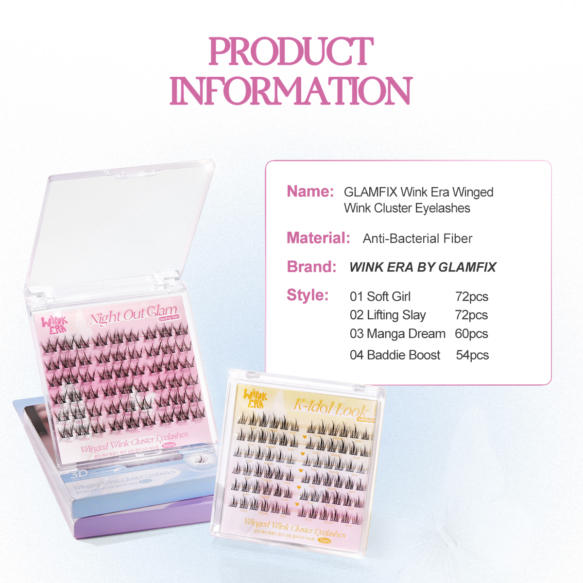 WINK ERA Winged Wink Cluster Eyelashes