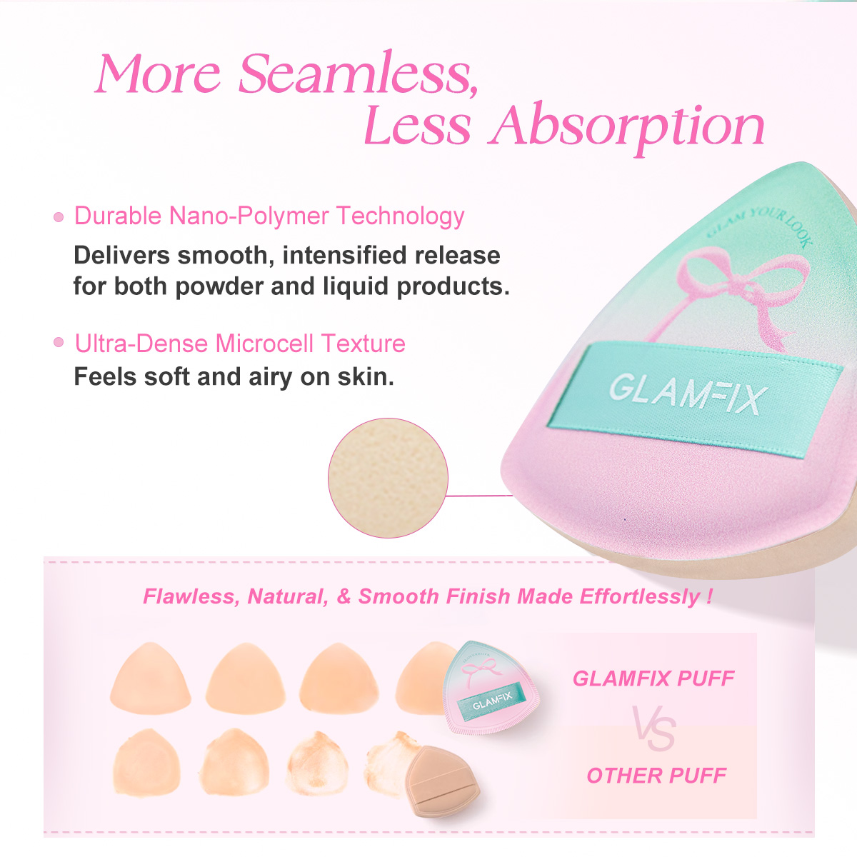 Marshmallow Foundation Puff - Teardrop