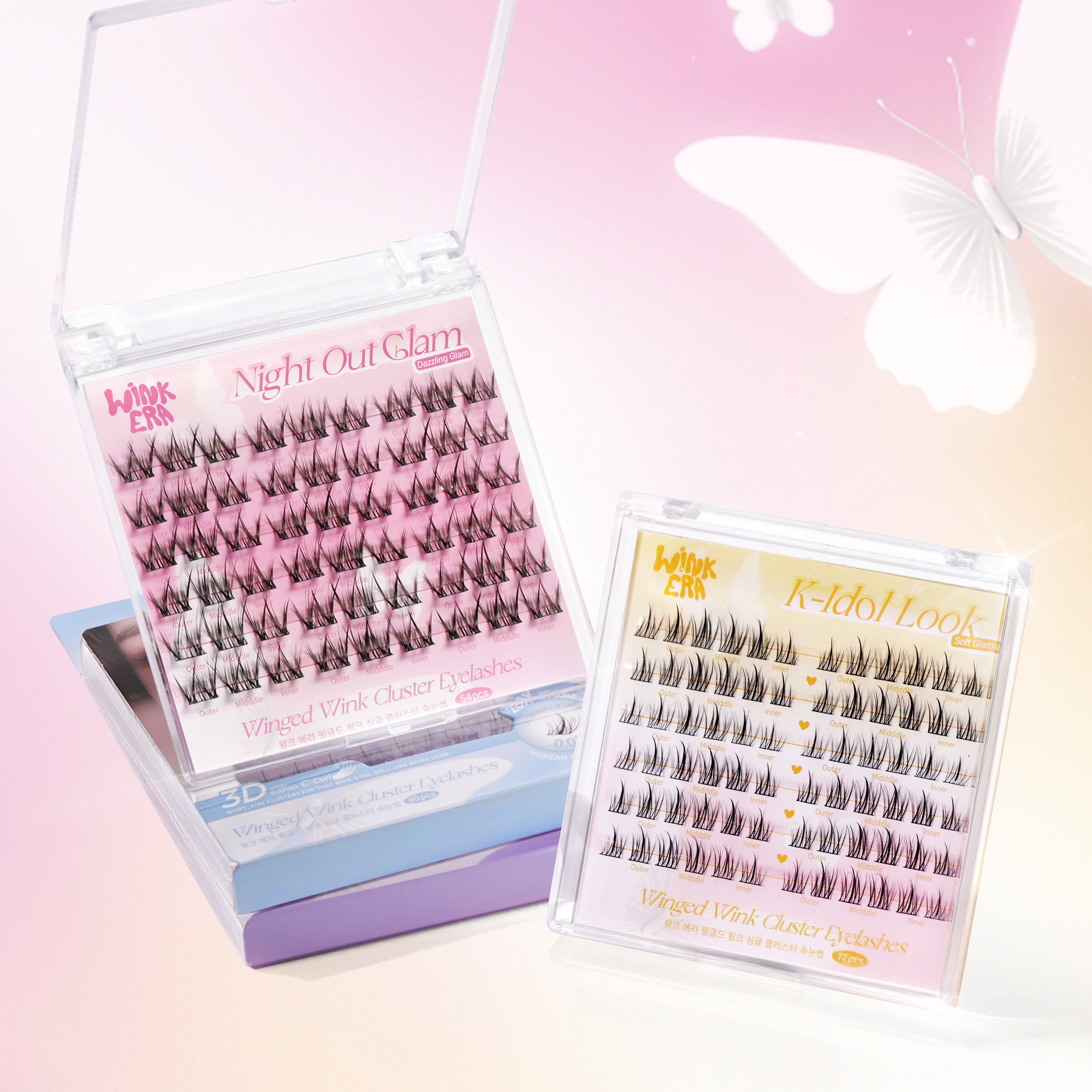 WINK ERA Winged Wink Cluster Eyelashes