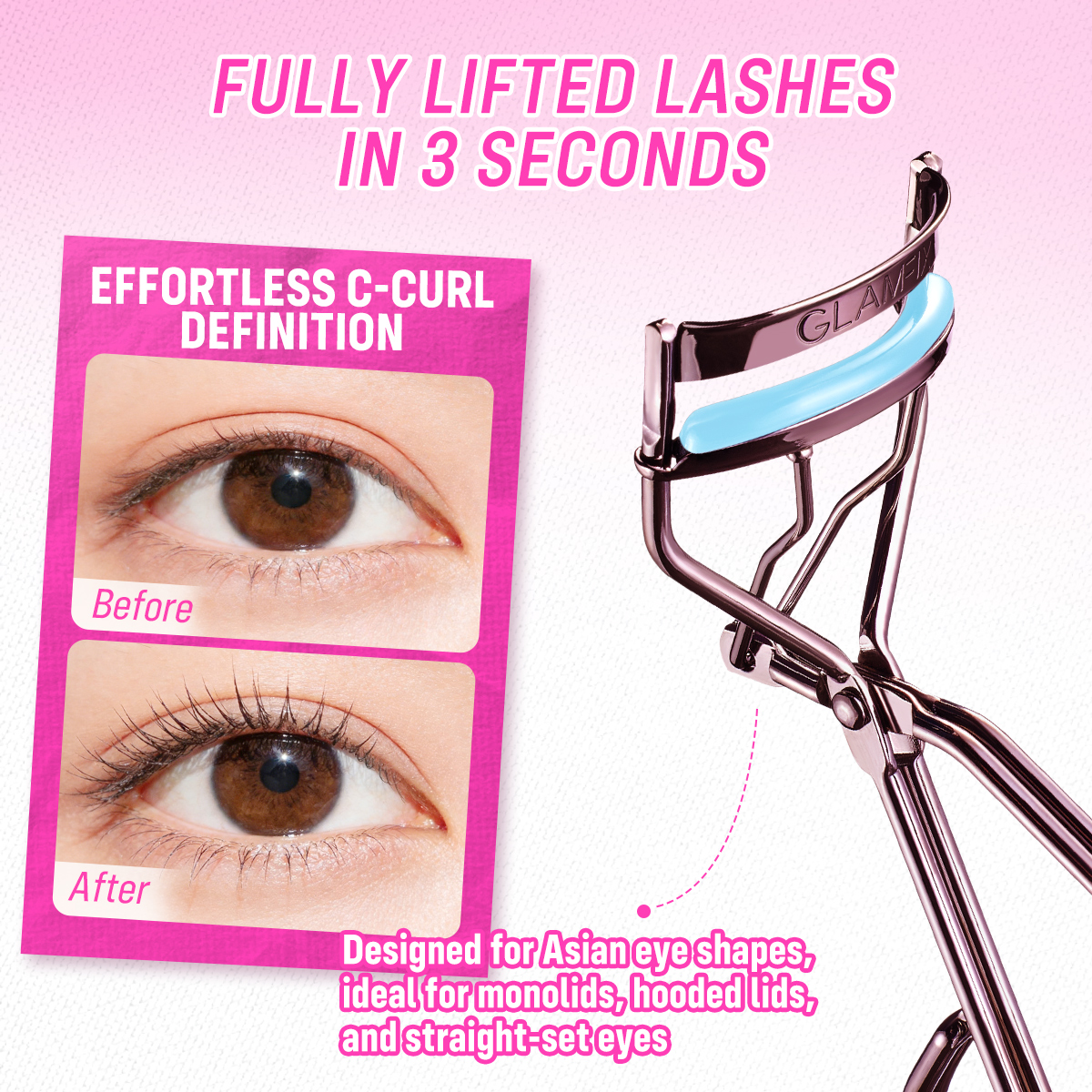 GLAM MY LASH Curler - Pro Curler - Barbie Collection