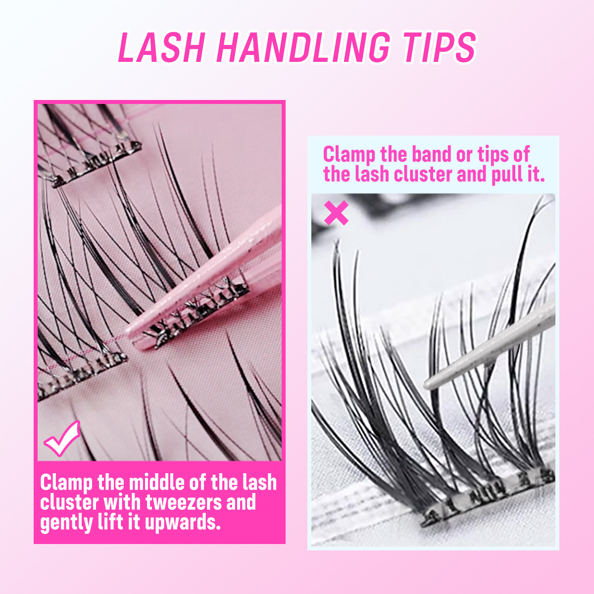 WINK ERA  Remix Glue-Free Cluster Eyelashes Set-Barbie Collection