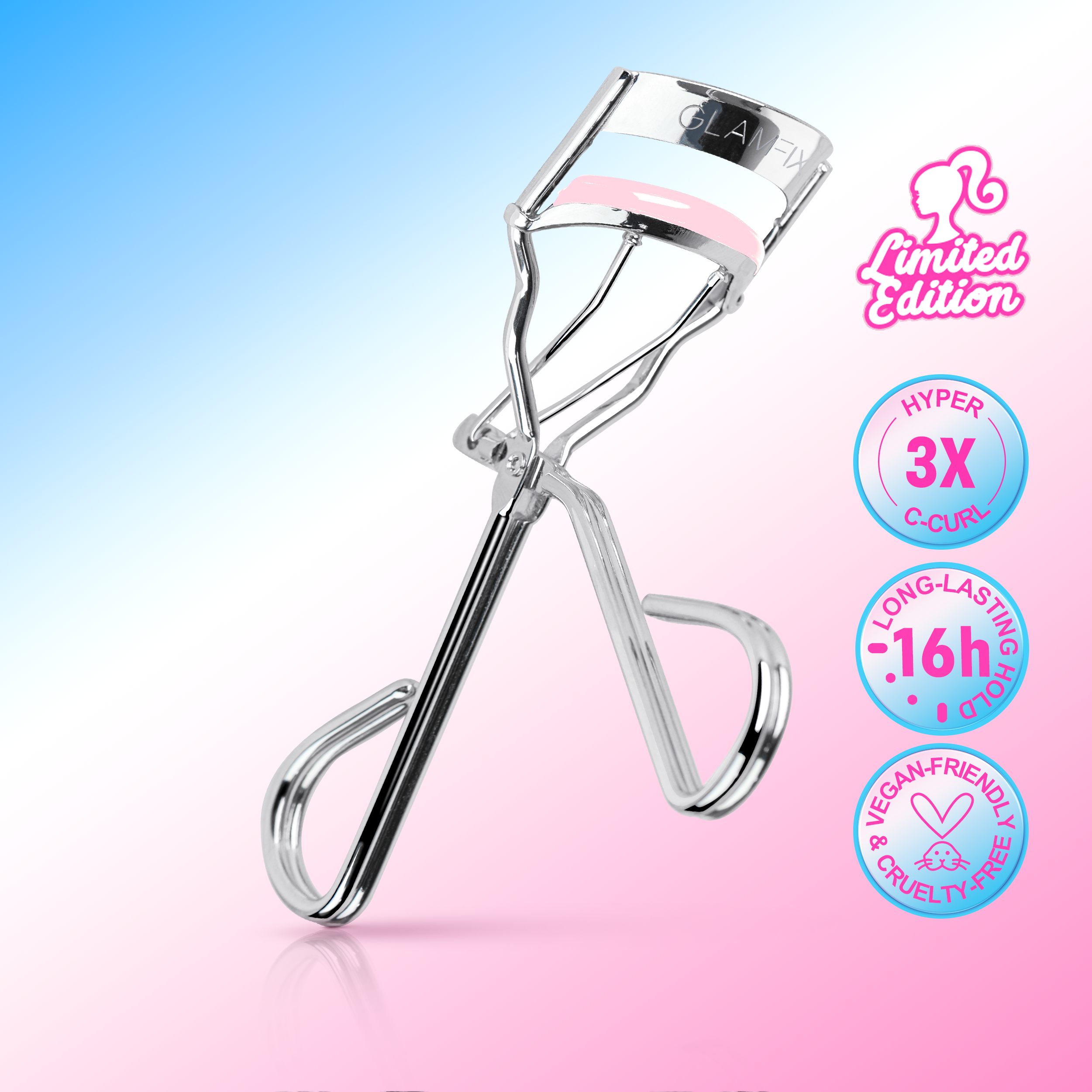 GLAM MY LASH Curler - Maxi Curl - Barbie Collection