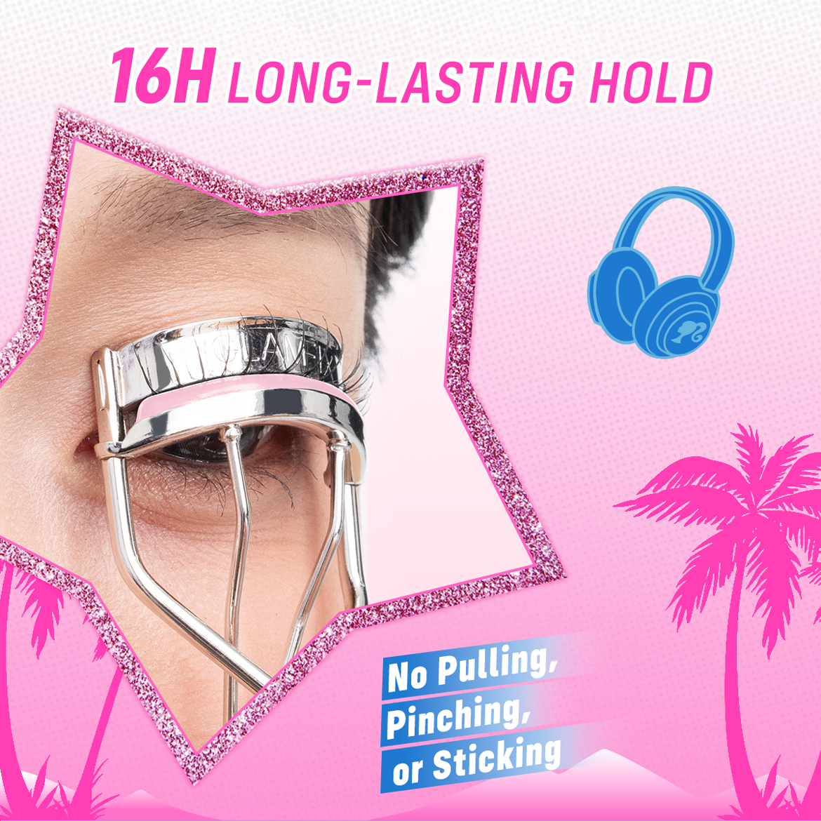 GLAM MY LASH Curler - Maxi Curl - Barbie Collection