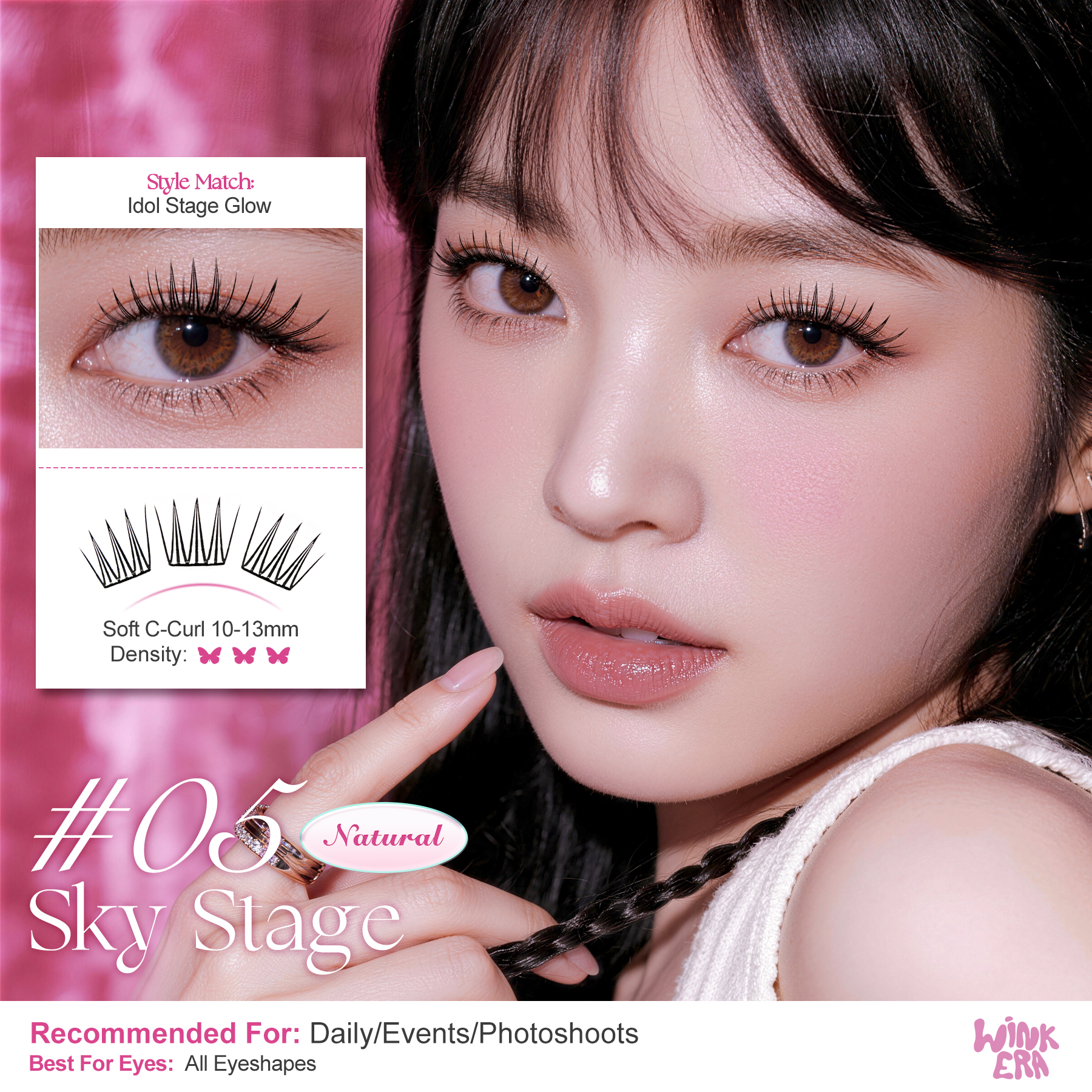 WINK ERA Cloud Poppin' Glue-Free Cluster Eyelashes