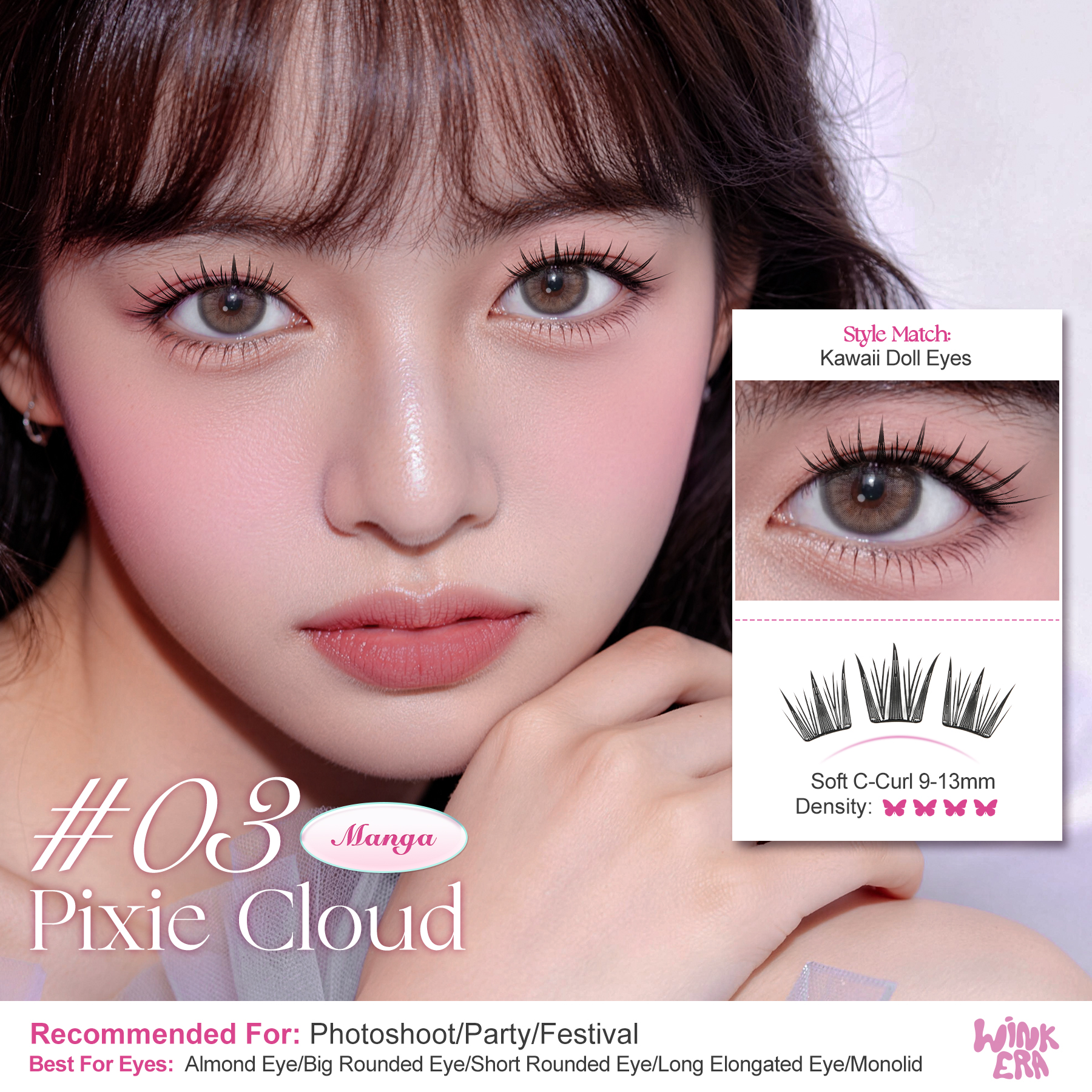 WINK ERA Cloud Poppin' Glue-Free Cluster Eyelashes