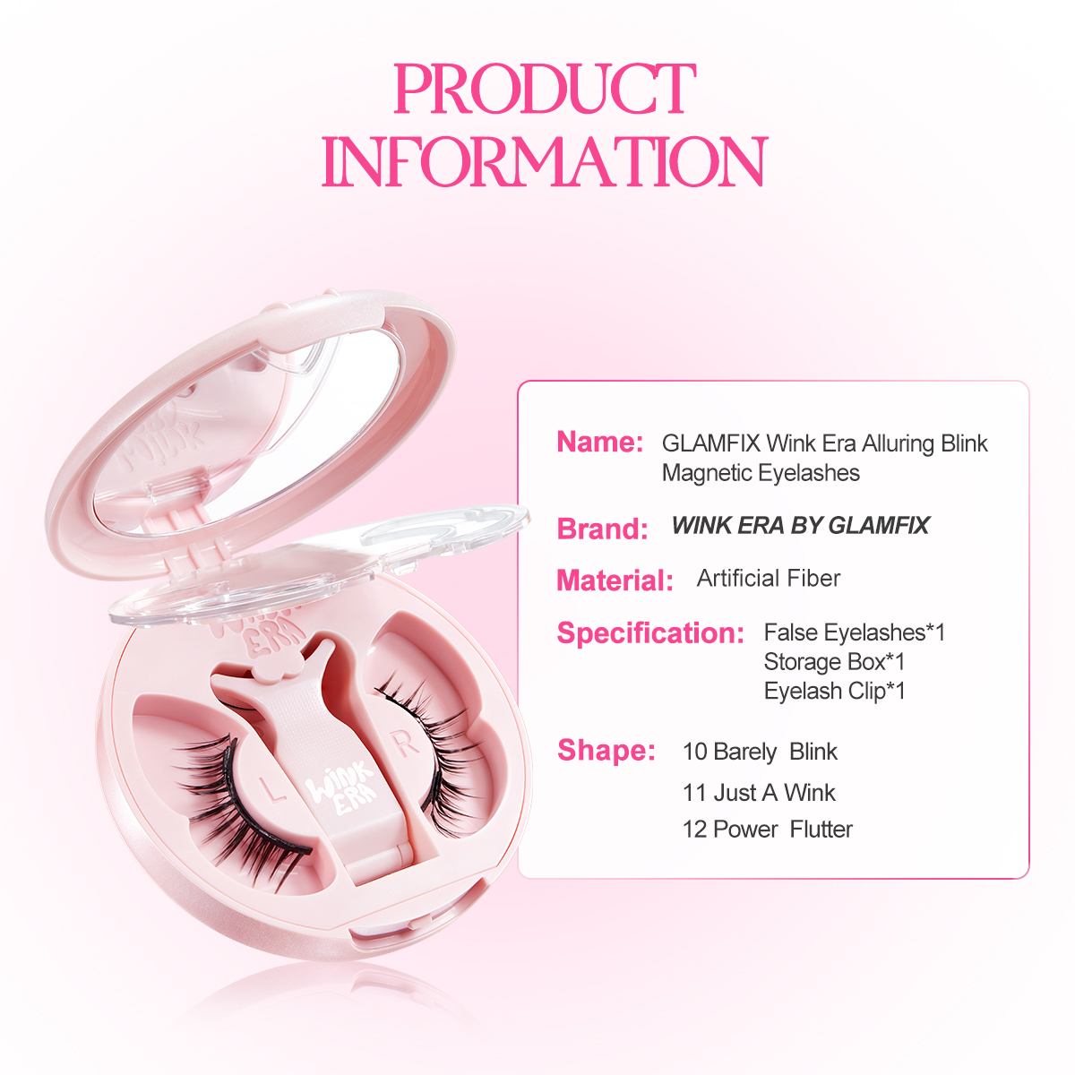 WINK ERA Alluring Blink Magnetic Eyelashes